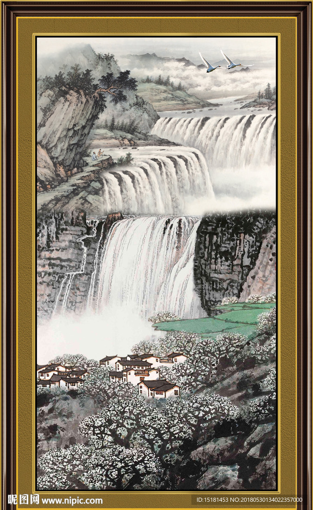 山水风景国画