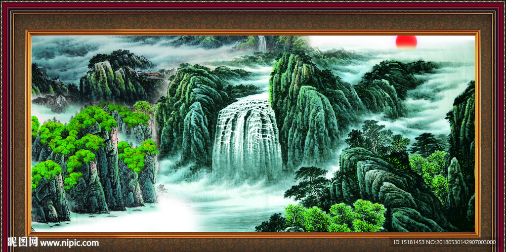 山水国画