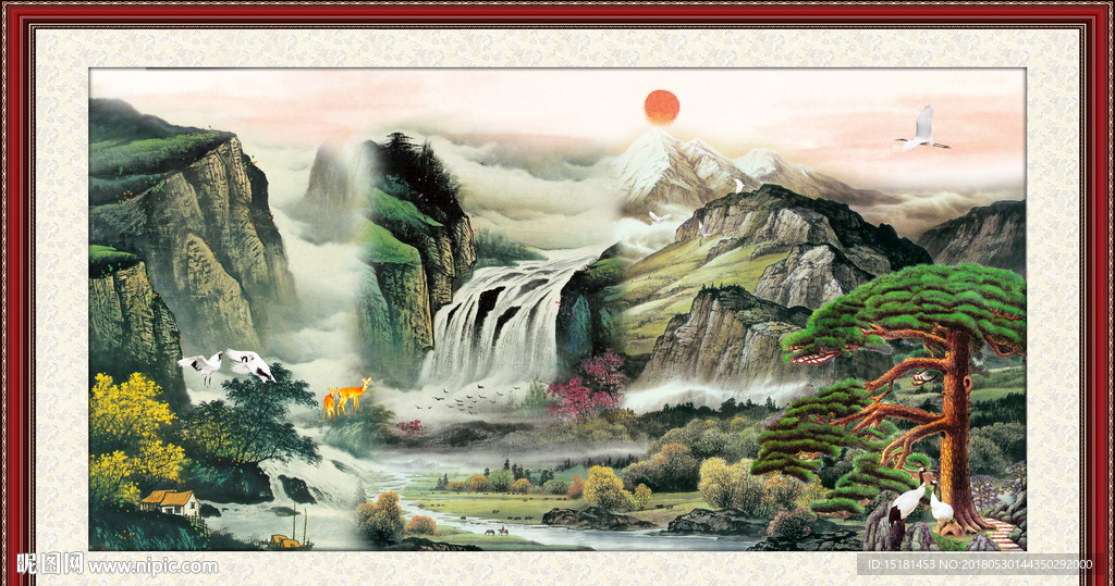 山水国画