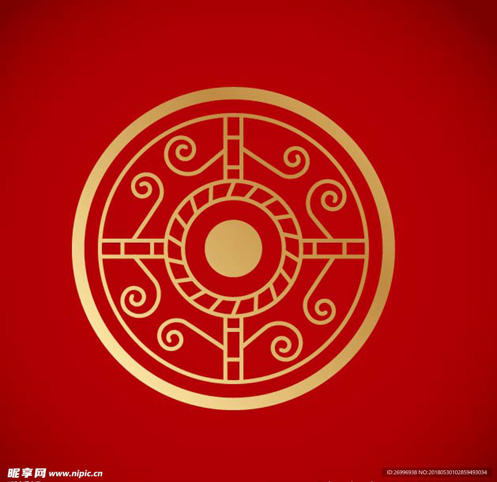 简单古典花纹