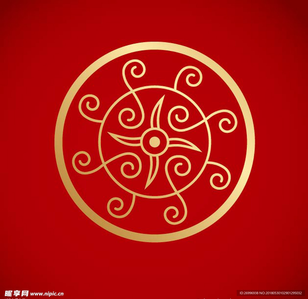 简单古典花纹