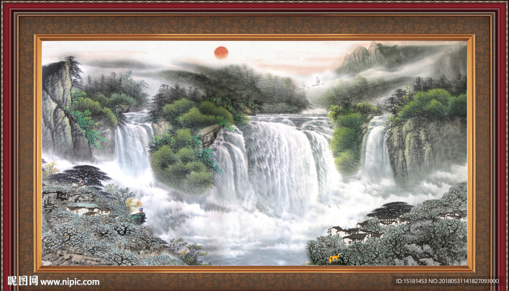 山水国画