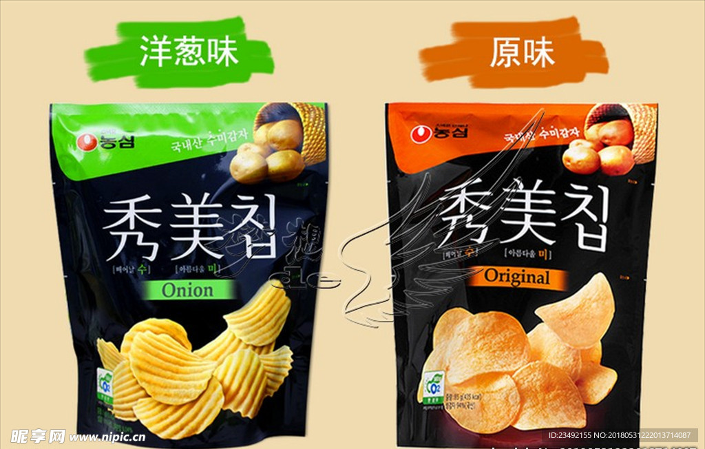 韩国农心秀美原味薯片