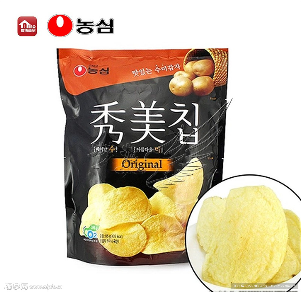 韩国农心秀美原味薯片