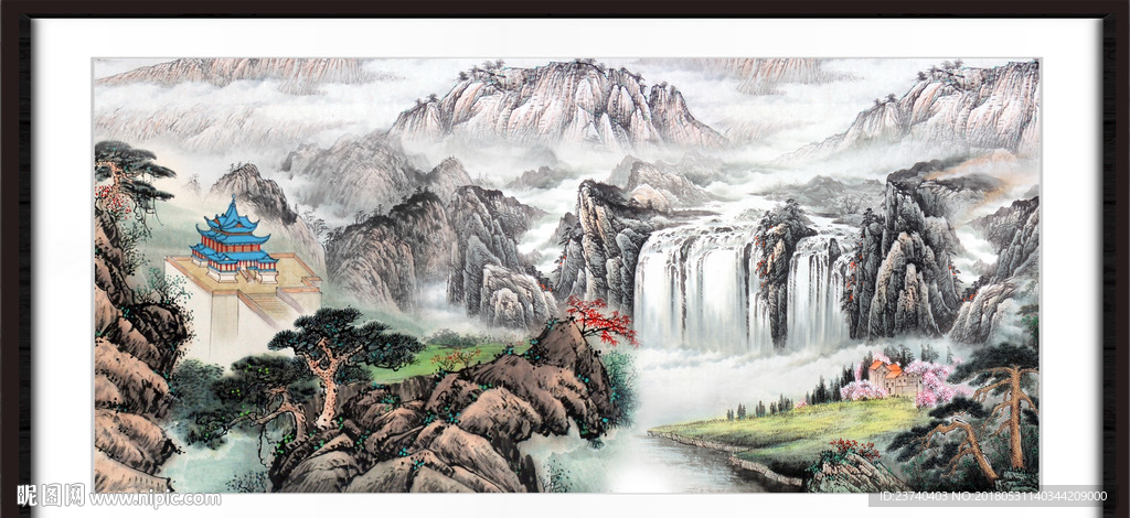 山水国画