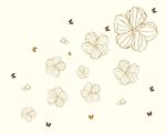 背景墙  矢量花纹