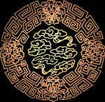 金色花纹