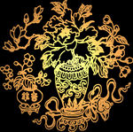 金色花纹