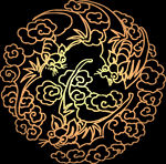 金色花纹