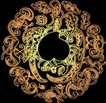 金色花纹