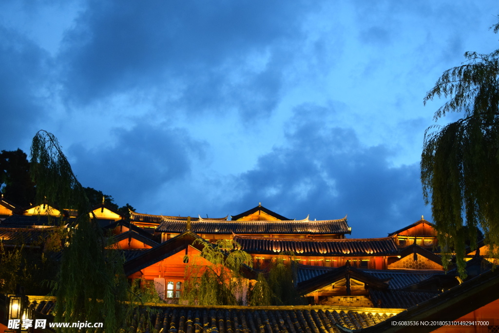 古城夜景桌面电脑壁纸图片风景