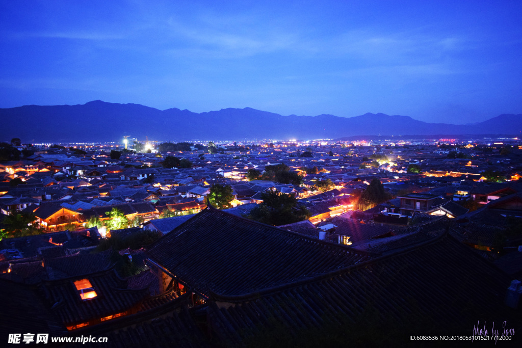 古城夜景桌面电脑壁纸图片