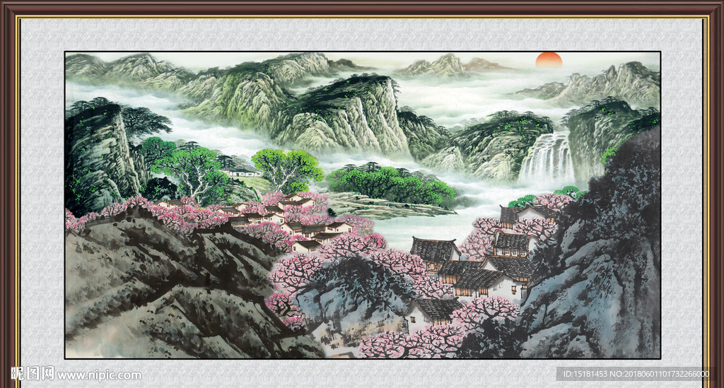 山水国画