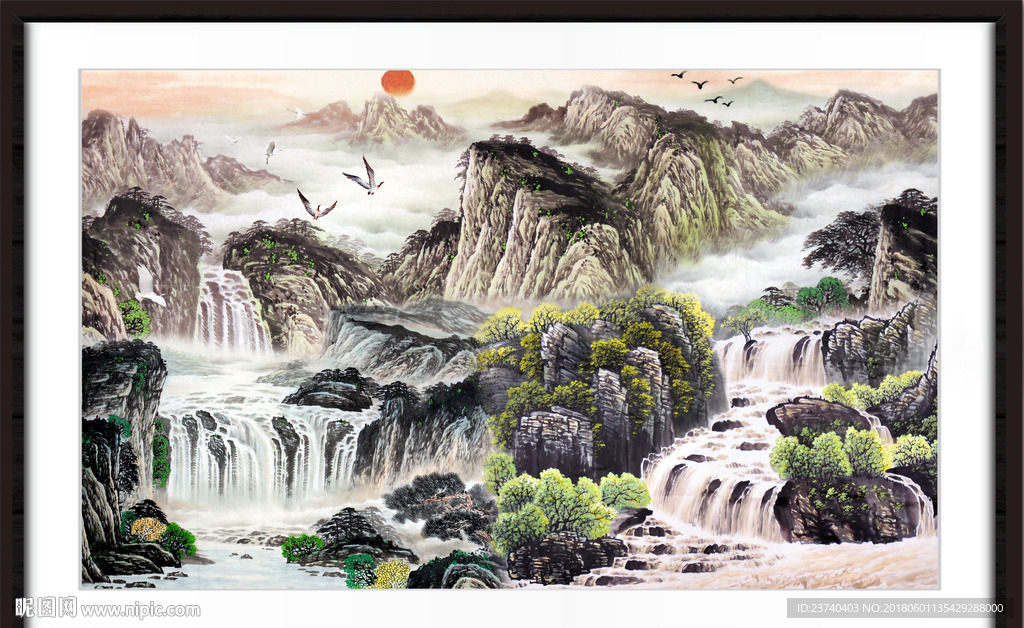 山水国画