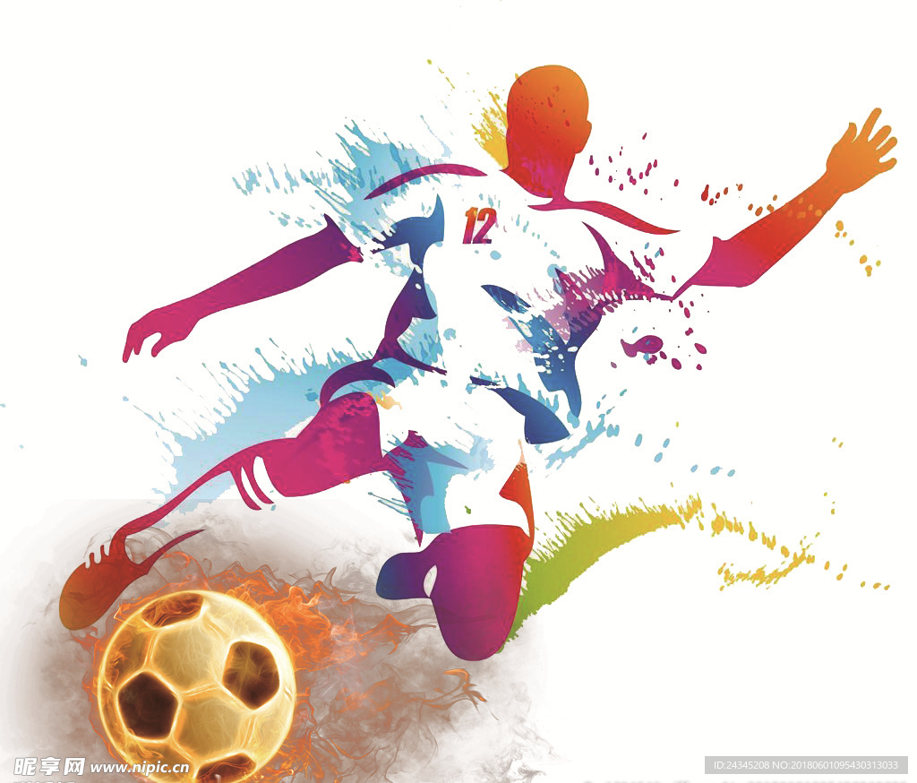 足球运动员素材