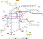 最新广州地铁图分布图