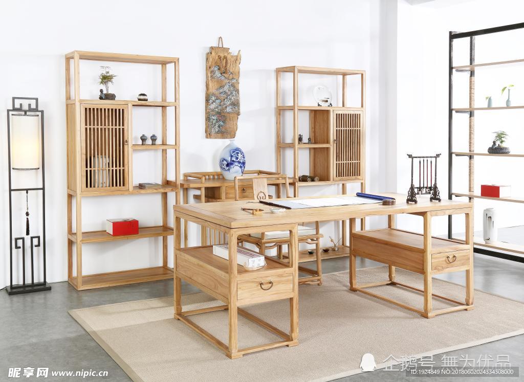 中式书房家具