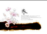 背景底图边花鲜花素材 (132