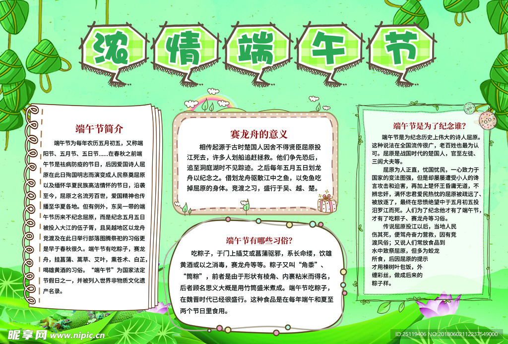 端午节展板