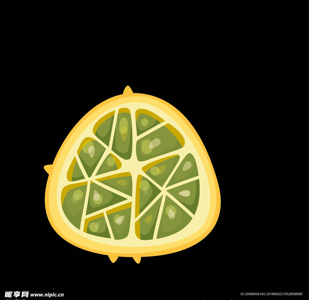 水果切面图片