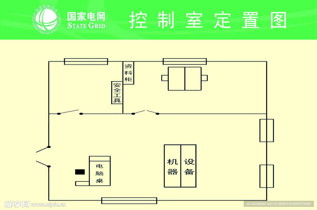 控电室定置图