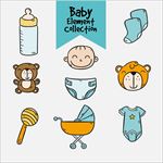 手绘婴儿用品