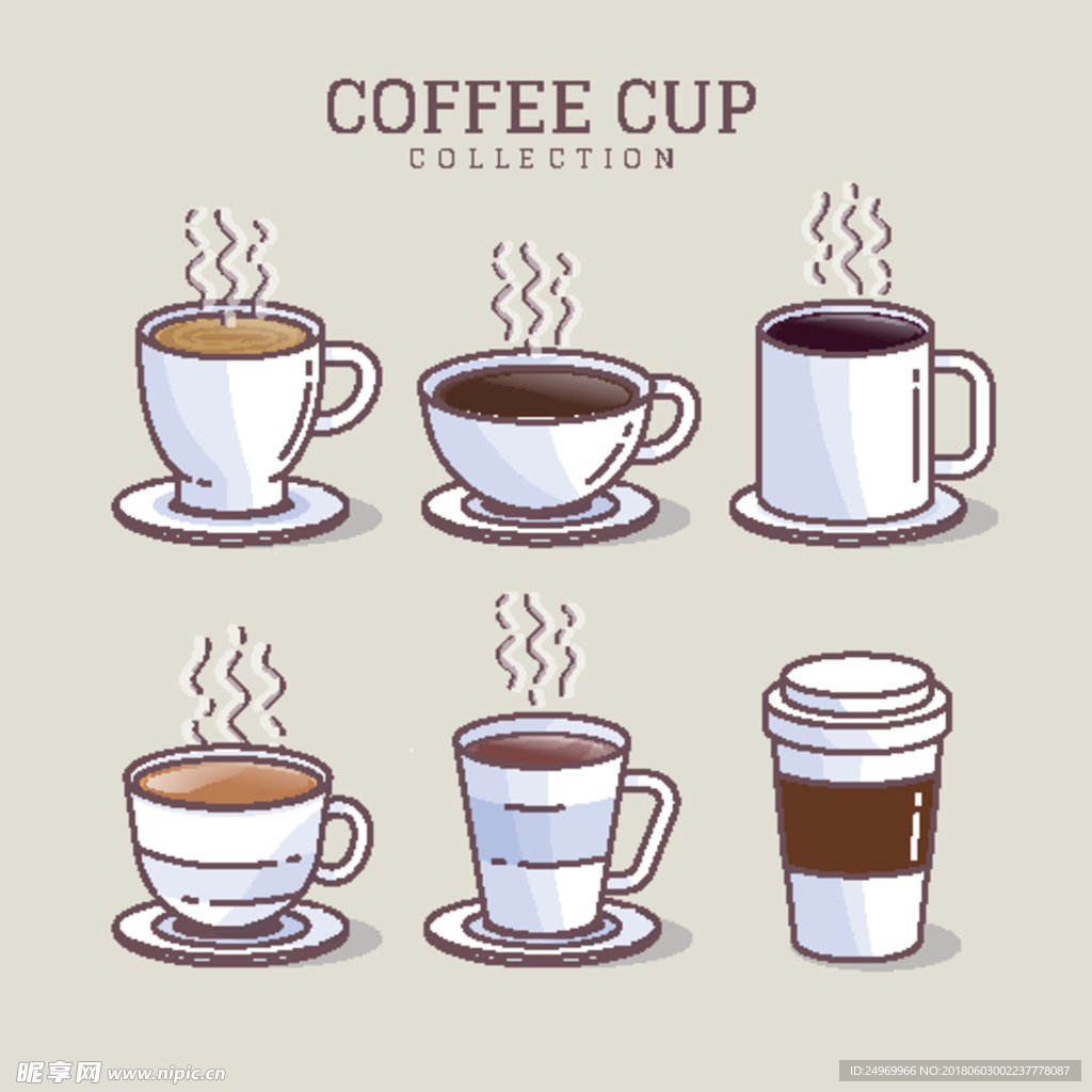 手绘杯子