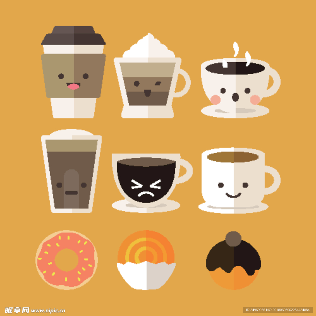 手绘杯子