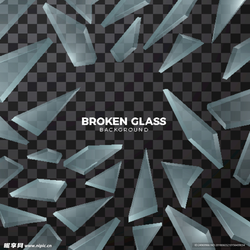 碎裂玻璃