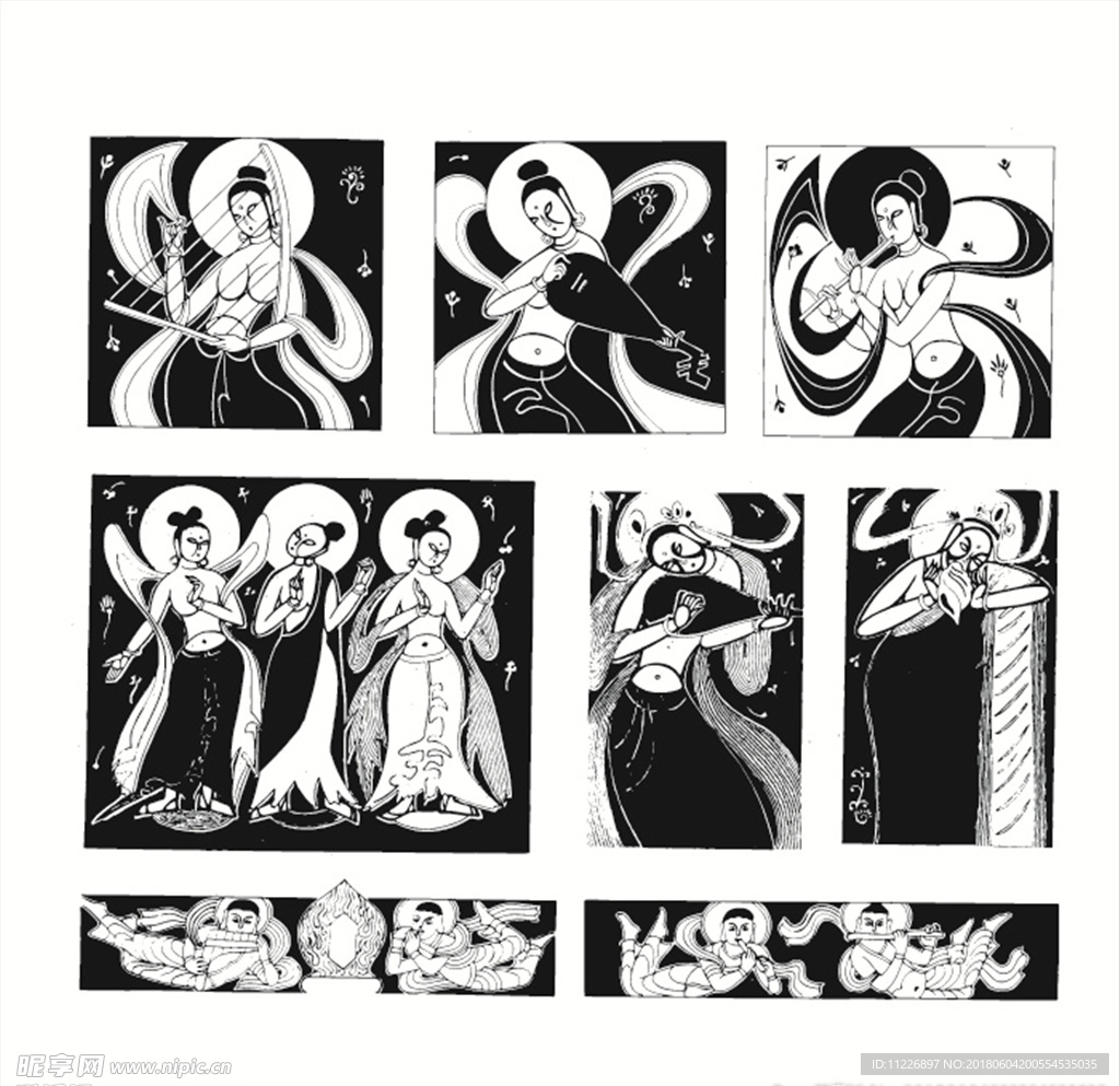敦煌矢量壁画