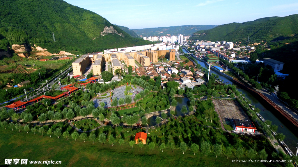 俯瞰城市风景