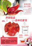 洛神花蜜饯宣传海报