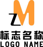 ZM字母标志