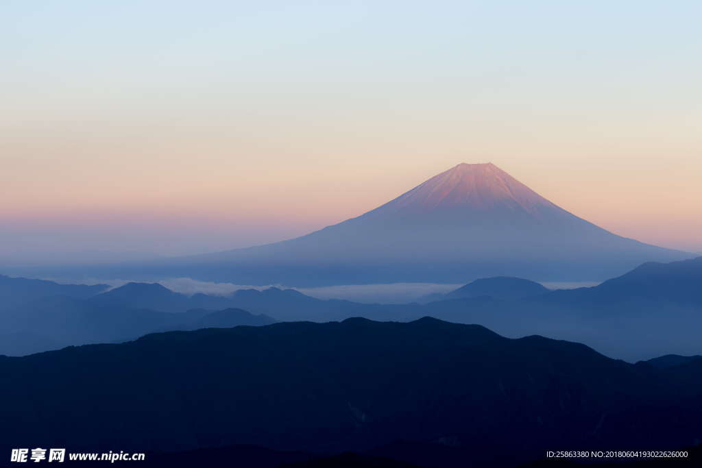 富士山  山脉