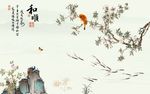 和顺彩雕背景墙