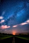 公路星空