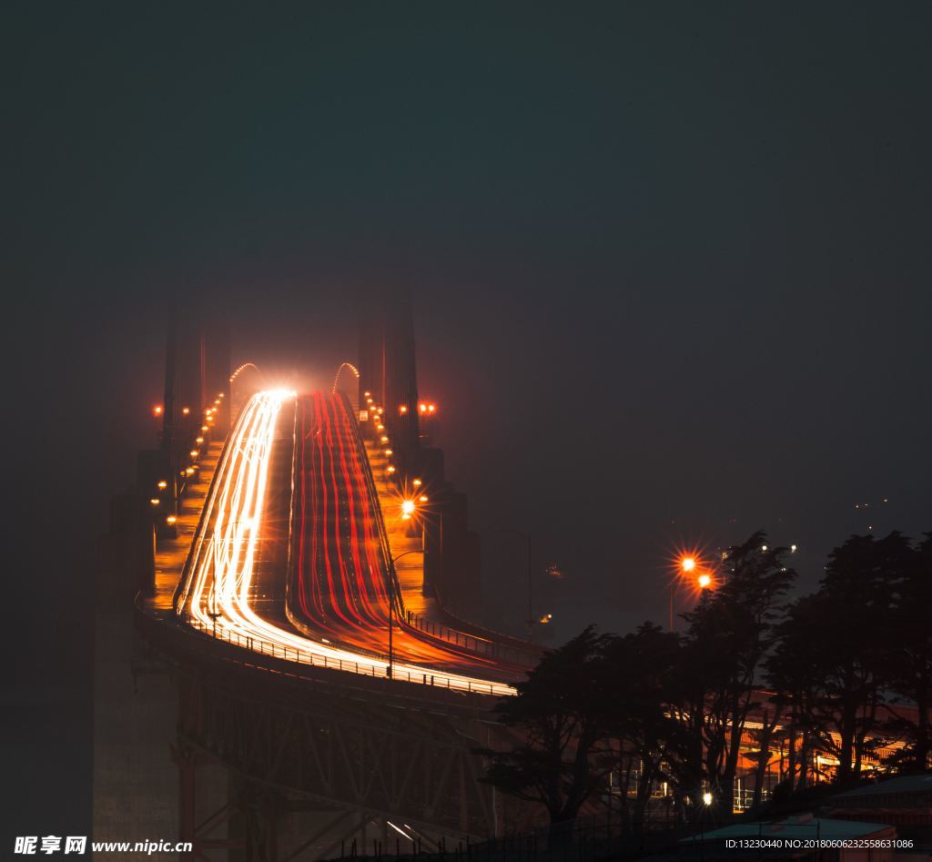 大桥夜景