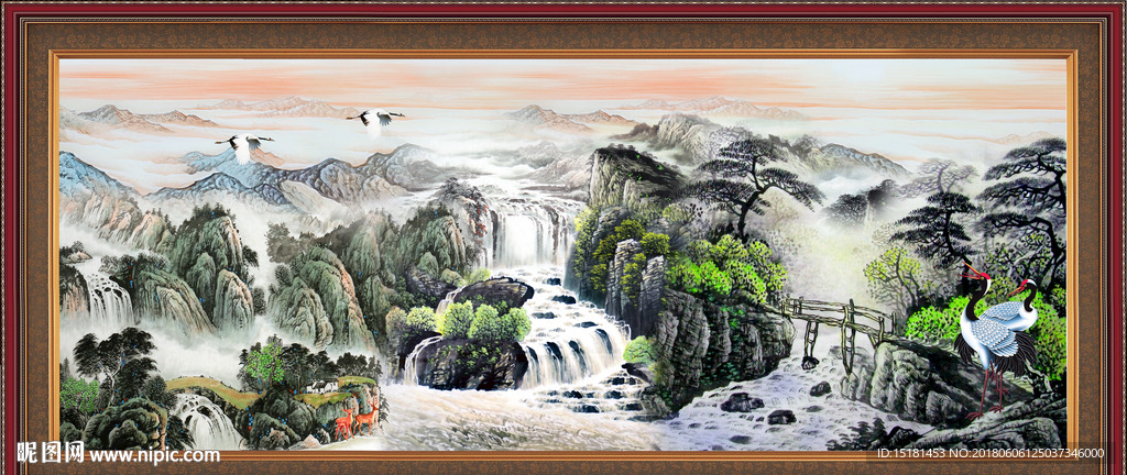 山水国画 江山如画