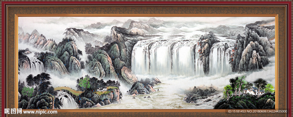 山水国画