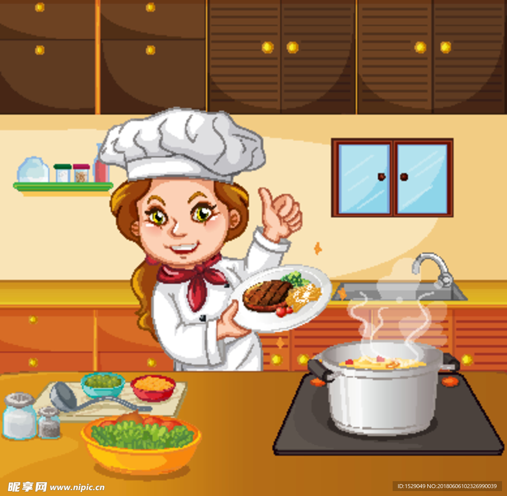 女厨师