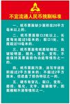 不宜流通人民币挑剔标准