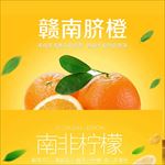 营养健康淘宝橙子详情页psd分
