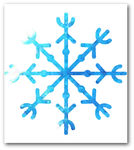 矢量雪花图片