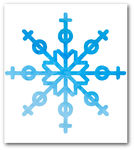 矢量雪花图片