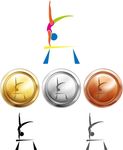 金银铜奖牌与体育运动
