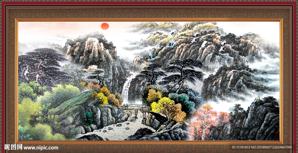 国画山水