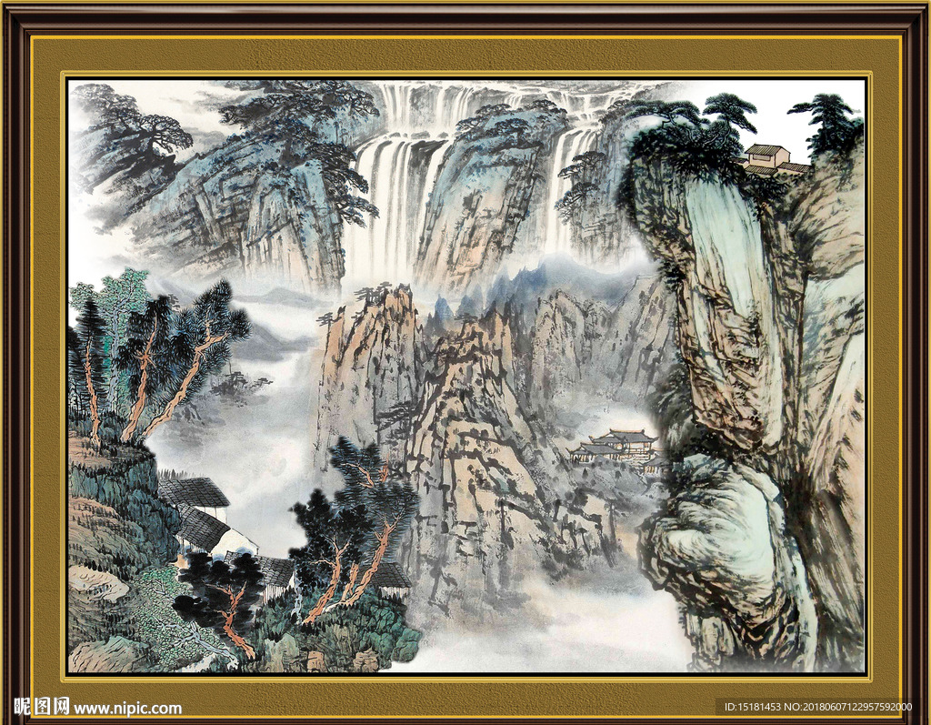 国画山水