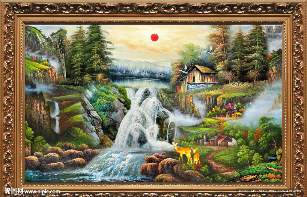 风景油画