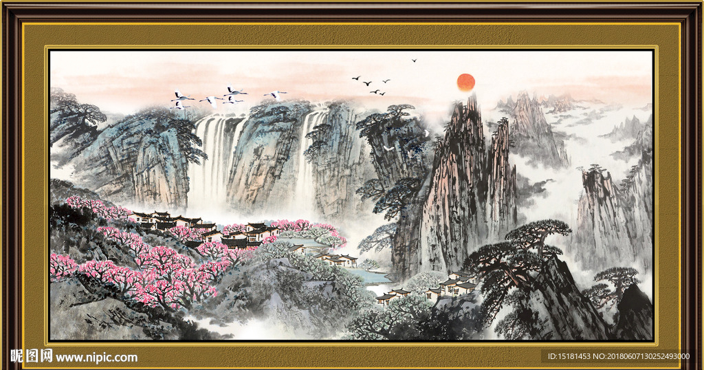 山水国画