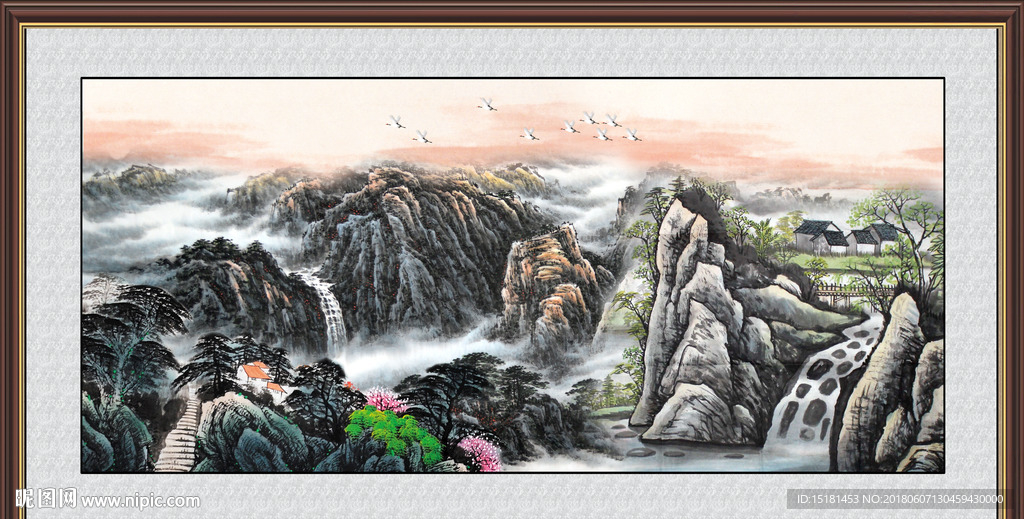 山水国画